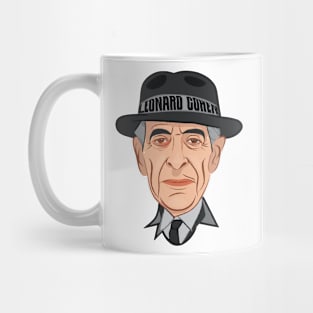 Leonard Cohen //\\// 80s Style Mug